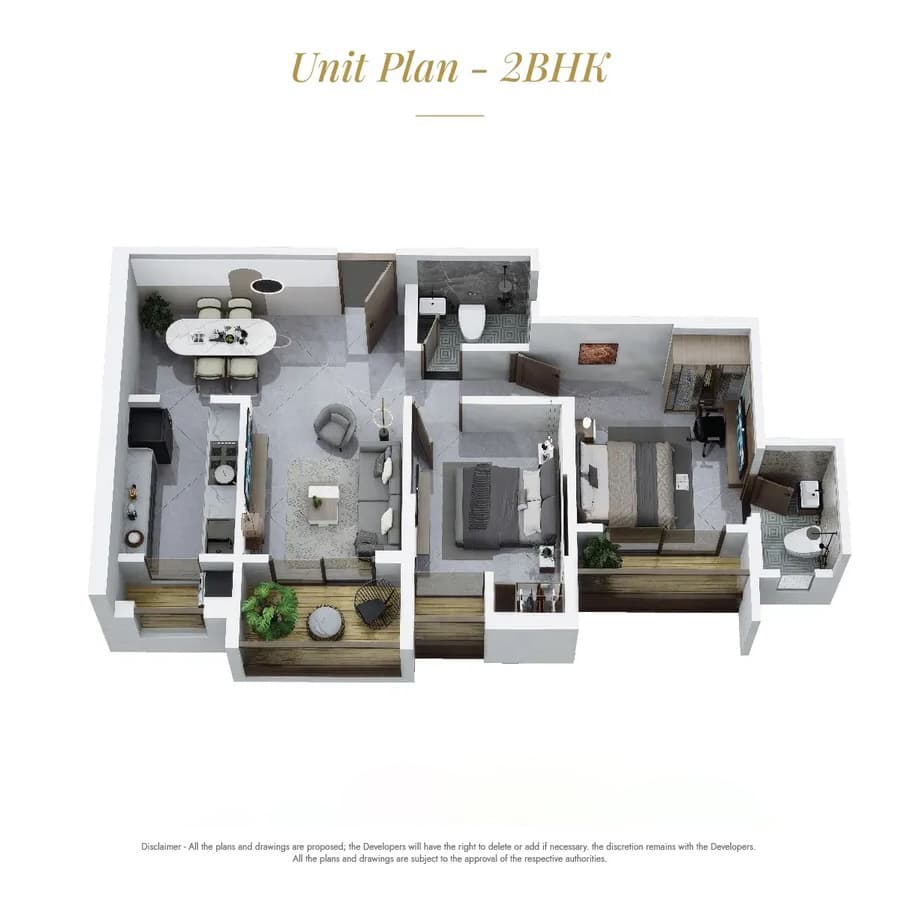 2bhk plan